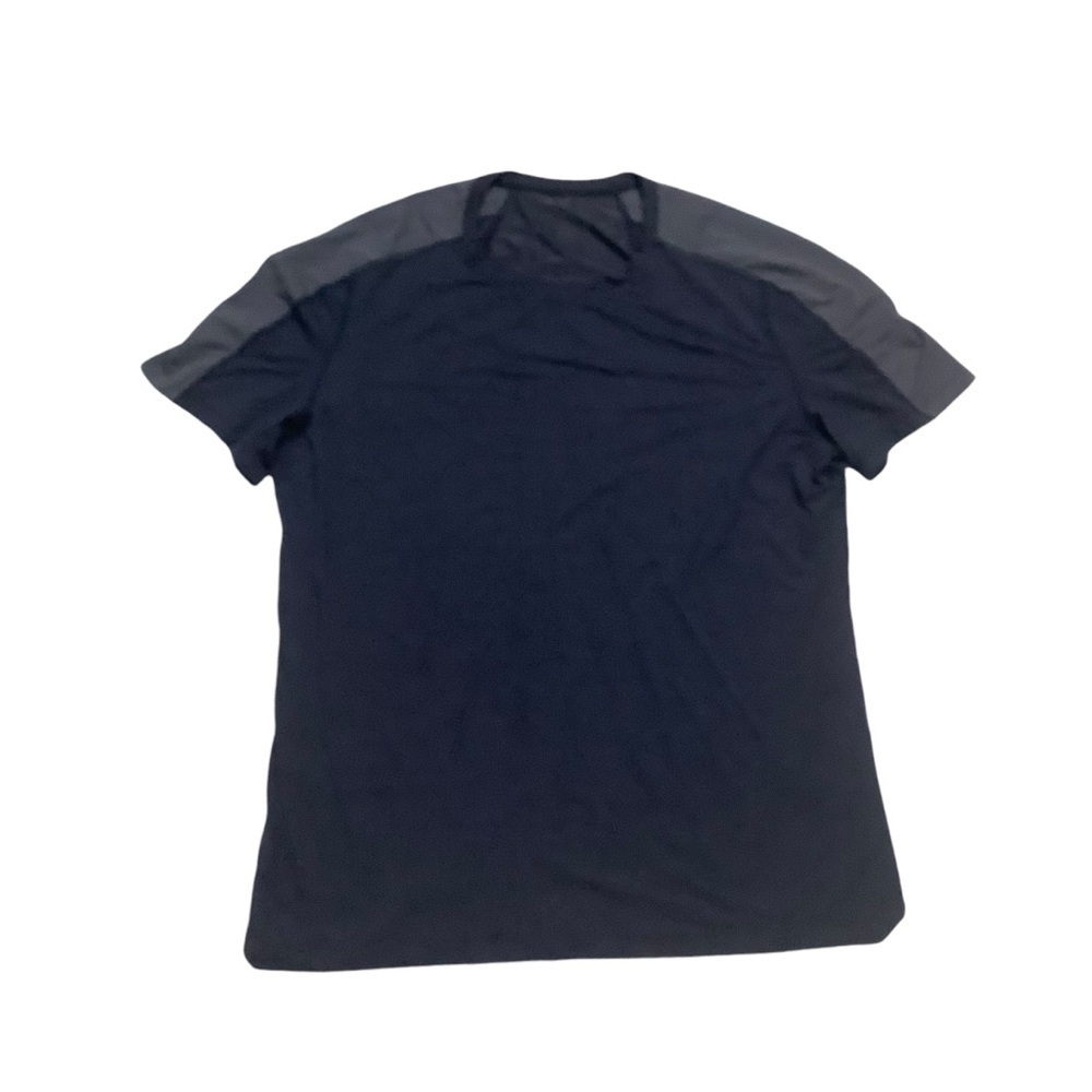 Lululemon Short Sleeve Tee Sz XL (by measurement) Navy Gray